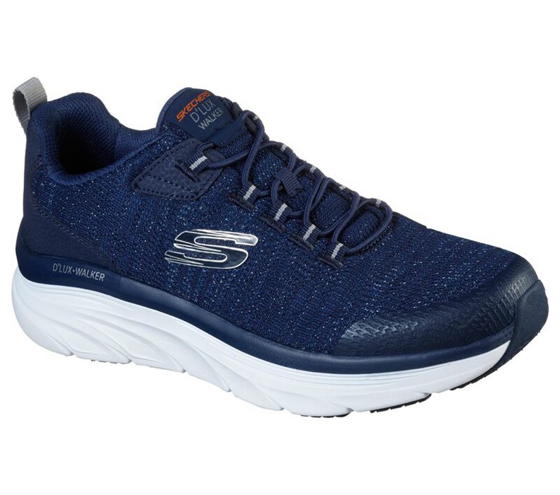 Skechers Relaxed Fit: D'lux Walker - Pensive - Mens Slip On Shoes Navy [AU-HG6883]